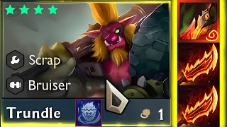 Death's Defiance  Trolling  Augment Trundle ⭐⭐⭐⭐ 4 Star | TFT SET 13