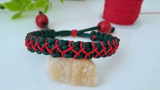 ✨ beautiful christmas bracelet 🎄/ macrame bracelet tutorial ♥️