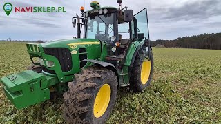 John Deere 6430 Premium - Autoprowadzenie RTK AgOpenGPS z wpięciem w hydraulikę