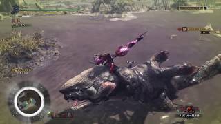 MHW-IB　ランス使用　金冠サイズ出現イベントクエストM6「泥など温しヘヴィメタル」（ソロ）