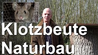 Klotzbeute - Dunkle Biene im Naturbau