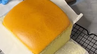 古早味蛋糕Taiwanese Castella Cake 少糖少油，入口即化，新手友好蛋糕