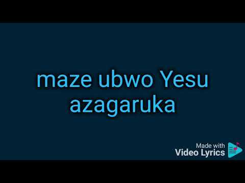 Imana Yaremye Umuntu Lyrics By Yesu Araje Choir-Nyarugunga. SDA Church ...