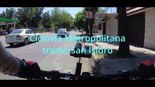 Ciclovía Metropolitana, tramo San Isidro; recorrido hasta la avenida Gustavo Baz.