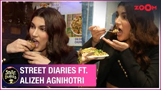 Street Diaries ft. Alizeh Agnihotri | Alizeh eats Panipuri \u0026 Bhel, talks about Salman Khan's diet