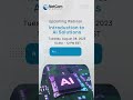 Introduction To AI | Upcoming Webinar | NetCom Learning