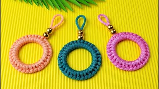 Super Easy Paracord Lanyard Keychain | How to make a Paracord Key Chain Handmade DIY Tutorial #5