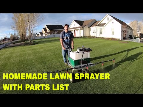 How to build a HOMEMADE LAWN SPRAYER. 5 nozzle boom How to build a HOMEMADE LAWN SPRAYER. 5 nozzle boom