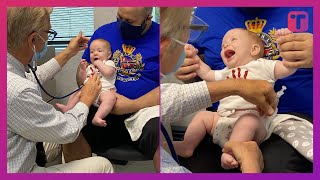 Doctor Distracts Baby During Vaccine Jab With Sweet Routine