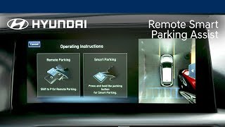How To Use Remote Smart Parking Assist | Hyundai