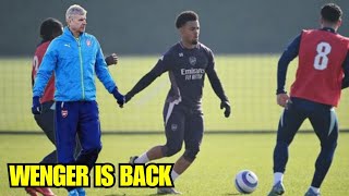 HE'S BACK! Arsene Wenger HEADS Arsenal Training Ahead Of West Ham Game | Arsenal News