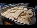 직접 뽑아 만드는 차돌 떡볶이, 모듬튀김 / homemade tteokbokki, fried food - korean street food