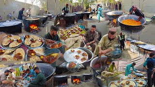 Traditional Afghanistan marriage ceremony | Afghanistan village Lifestyle | mega Cooking food 😮