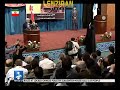 قسم خوردن سعید جلیلی به قرآن در دانشگاه تهران، که جان خود را در راه آیت الله خامنه ای فدا خواهد کرد