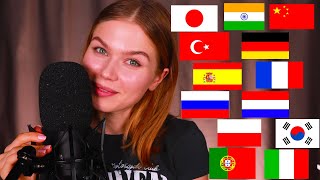 ASMR All Colors Whispered in 13 Different Languages