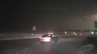 11-26-19 Interstate 20, Louisiana Heavy Rain And Difficult Travel Strong And Severe Thunderstorms