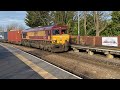 DB cargo 66098 4L45 containers 11:30 Lea Road 29/11/2024