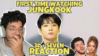 MY FIRST TIME REACTING TO JUNGKOOK! | 3D + Seven | REACTION!