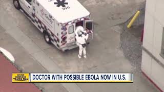 Doctor being monitored after possibe Ebola exposure