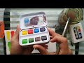 cheap watercolor set for beginners ~ unboxing review