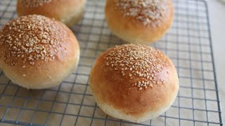 【免揉】漢堡麵包  【No KNEAD】Burger buns