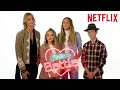 Tall Girl Cast Charm Battle  ft. Ava, Griffin, Sabrina and Luke | Netflix