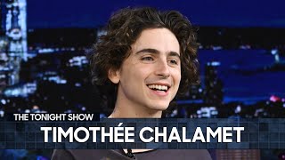 Timothée Chalamet on Wonka and the Barbie Cameo with Saoirse Ronan That Never Ha