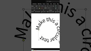 How to write curved text in #PowerPoint  #ramgopalppt