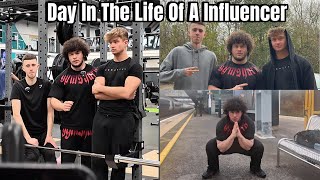 Day In The Life Of A Influencer Ft. JacksFit And George P