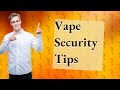 Do vapes get caught in airport security?