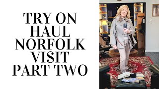 try on haul with Fairfax And Favour  Norfolk visit part two