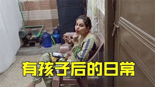 巴鐵老婆偷吃冰淇淋，生怕被安吉拉發現，連句話都不敢說了【中巴混血安吉拉】