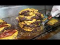 So good! TOP3 American style Cheeseburger(perfect crispy bacon! The Oklahoma Style)/KoreanStreetFood