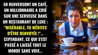 UN MILLIONNAIRE HUMILIE UNE SERVEUSE POUR UN CAFÉ RENVERÉ, MAIS CE QUI S'EST PASSÉ ENSUITE A...