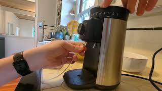 Fixing blocked OXO Burr coffee grinder