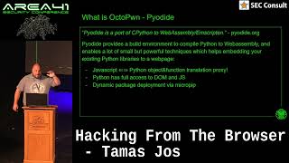 Hacking From The Browser by Tamas Jos