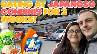 We ate at JAPANESE CONVENIENCE STORES for 2 WEEKS! (Sheldan in Japan)