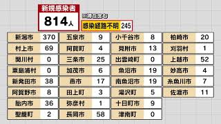 【新型コロナ】7/16 新潟県で新規感染者814人…土曜日としては過去最多