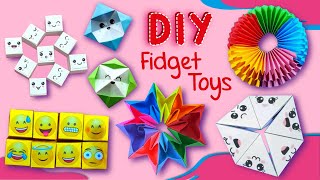 7 Magic Infinity FIDGET TOYS - DIY Origami Toys and Cubes - Viral TikTok Videos - COOL PAPER CRAFTS