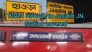 HOWRAH to JASIDIH JN. 🚂🇮🇳 #travel