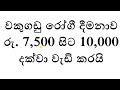 වකුගඩු දීමනාවට අබාධිත පුත්ගල දීමනාවට මොකද වෙන්නේ අයවැය 2025 budget 2025 අයවැය_2025 budget