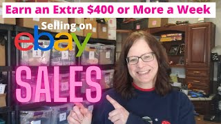 Earn $400 Weekly Selling This Stuff! What's Up With Slow Sales on Ebay! See What Did Sell