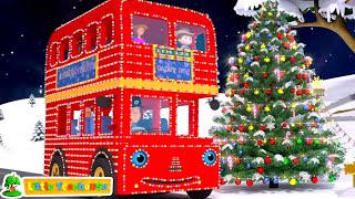 Wheels On The Bus, Christmas Bus for Kids and Xmas Songs