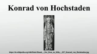 Konrad von Hochstaden