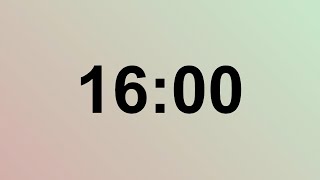 16 Minute Timer with Bomb Blast Finale Countdown with Explosive Finish