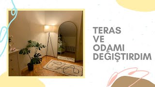 TAŞINDIM! | Teras ve Odamı Değiştirdim