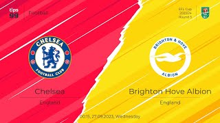 EA Sports FC 24- Chelsea vs Brighton and Hove Albion | Carabao Cup 2023-24 | PS5 | 4K