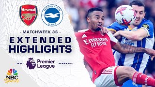 Arsenal v. Brighton | PREMIER LEAGUE HIGHLIGHTS | 5/14/2023 | NBC Sports
