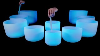 432 Hz Crystal Bowls for Deep Sleep 🌀 Waves of Calm to Release Stress