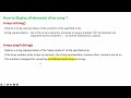 How to print all elements of an array || Arrays.toString() Vs Arrays.deepToStrng()